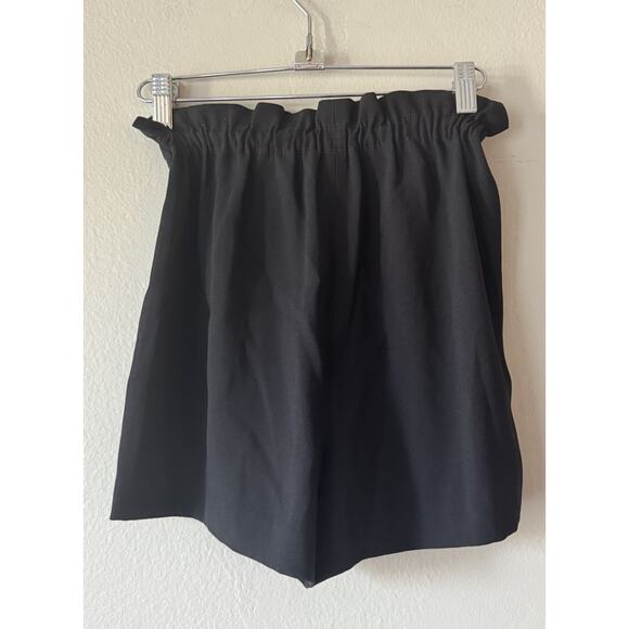 Aritzia Babaton High Rise Black Shorts Women’s Size XS Elastic Waist Drawstring - Picture 3 of 6